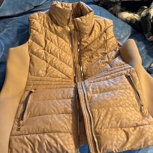 Michael Kors Camel Quilted Vest